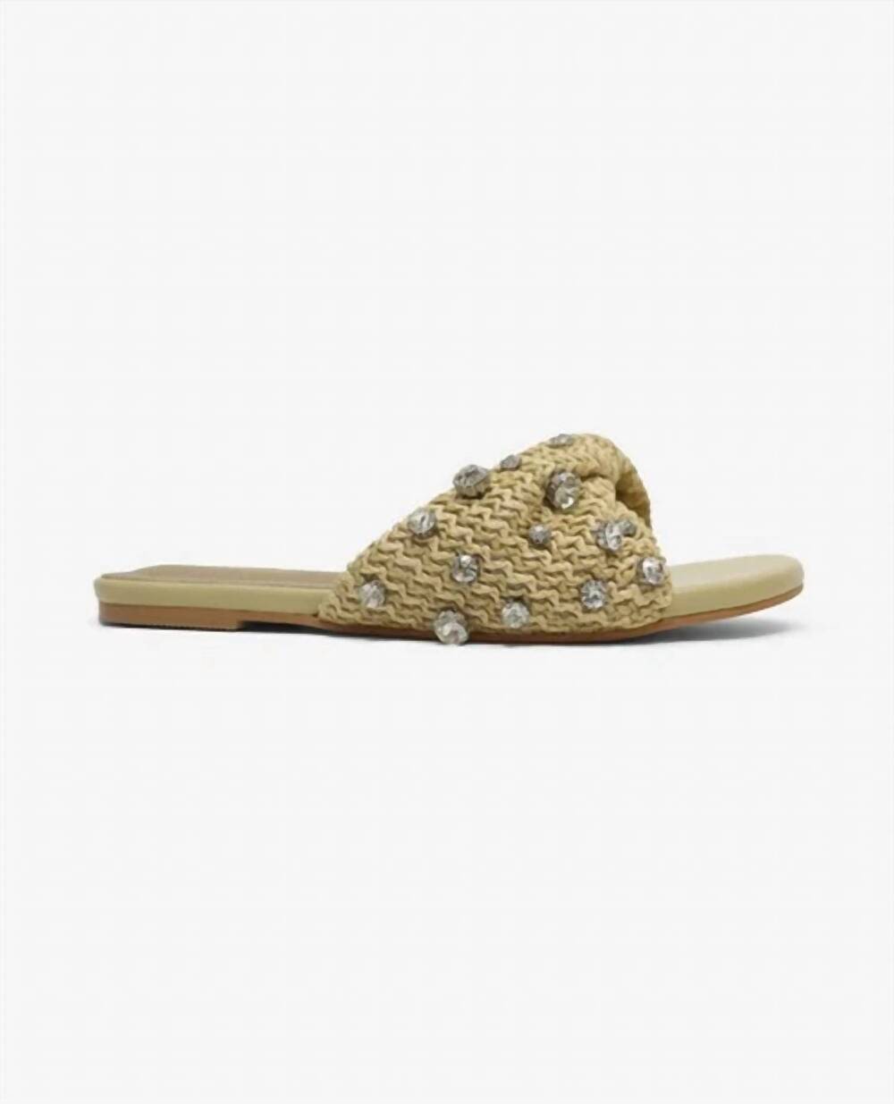 NEW LEMONADE women's sienna sandal in raffia